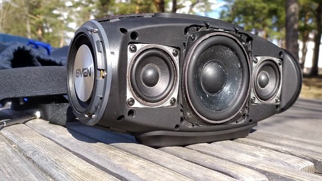 SVEN ps-330 bass test. смотреть онлайн