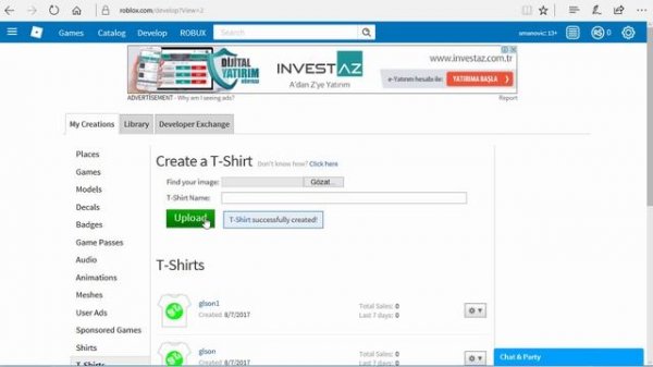 ROBLOX - How To Make T-Shirt
