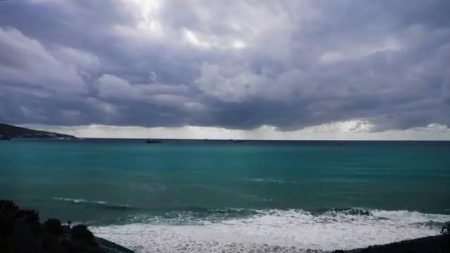 Черное море - Цемесская бухта | Timelapse смотреть онлайн