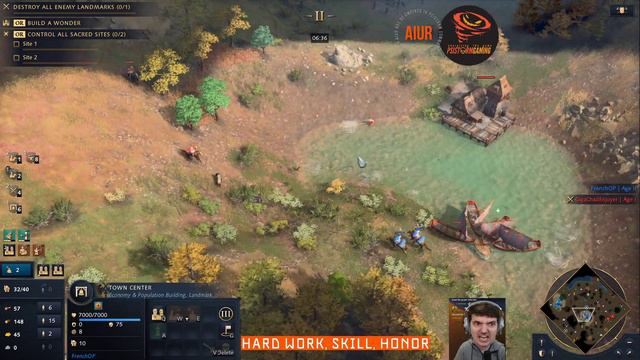 HRE vs HRE on ancient spire | Plat vs Gold QM Ramming with commentary #aoe4 смотреть онлайн