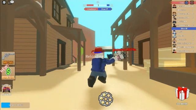 КОВБОИ ПРОТИВ ШЕРИФОВ В СИМУЛЯТОРЕ ROBLOX смотреть онлайн
