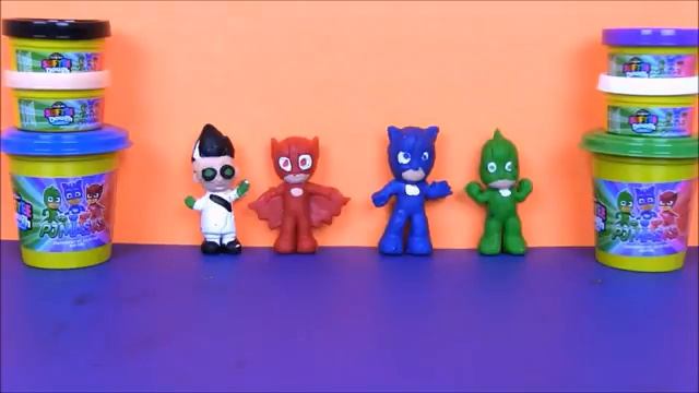 Пластилин для Детей PJ MASKS ГЕРОИ В МАСКАХ НА РУССКОМ! Play Doh Пластилин Плей До Щенячий Патрул