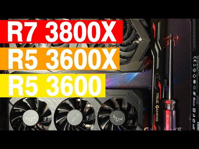 Ryzen 7 3800X vs 3600X vs 3600 RTX2070 смотреть онлайн