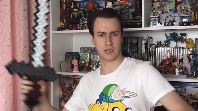 Minecraft Кирка и Меч из Майнкрафт - конструктор Самоделки как сделать Предметы МАЙНКРАФТ смотреть онлайн