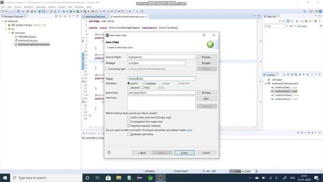 #Adapter Class In java смотреть онлайн