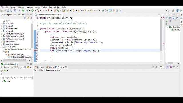 Java Program To Find Generic Root Of Any Number смотреть онлайн