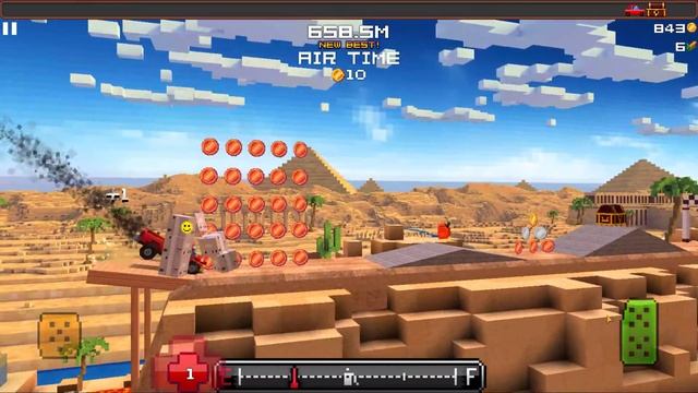 Blocky Roads ПРОХОЖДЕНИЕ ИГРЫ!ИГРА КАК МАЙНКРАФТ! ПИКСЕЛЬНЫЕ МАШИНЫ! # 2 смотреть онлайн