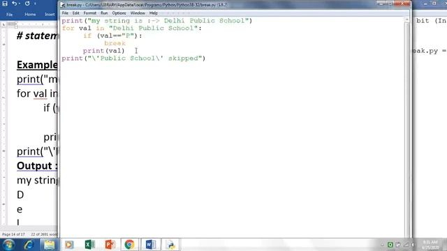 Part 9 X Computer Education Jump Statements Break, Continue and Pass By Mr Kumar Gaurav смотреть онлайн