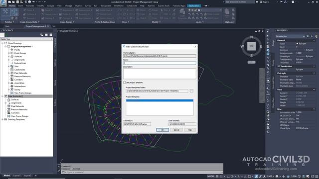 Setting Up a Data Shortcut Folder in Civil 3D 2018, 2019, 2020, 2021 смотреть онлайн
