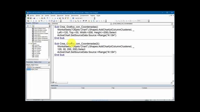 66 Crear una grafica con coordenadas simplificadas en VBA смотреть онлайн