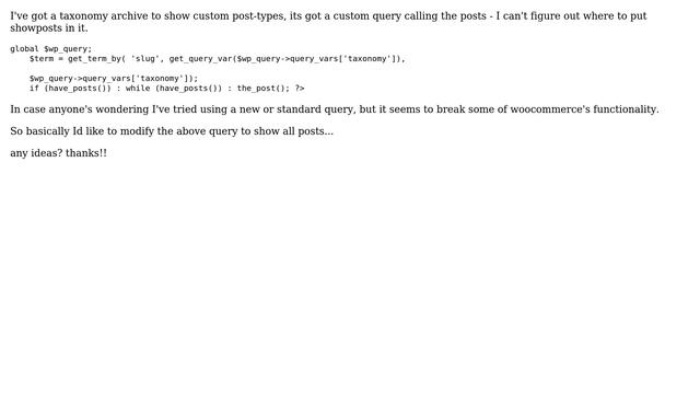 Wordpress: Custom post-type custom query - show all posts смотреть онлайн