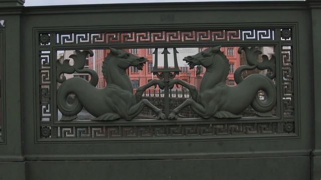 Экскурсия по Петербургу. Аничков мост. Куда делись кони Клодта? смотреть онлайн