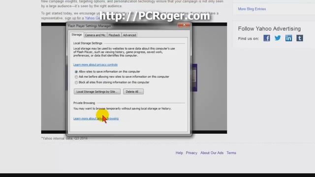 How To Stop Adobe Flash Player Settings Local Storage Popup смотреть онлайн