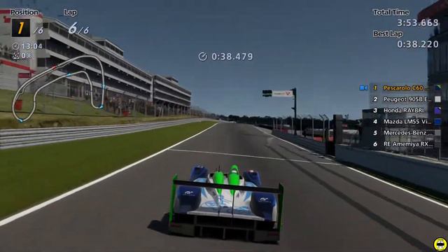 Gran Turismo 6 Epic Race Online Brands Hatch Indy - Pescarolo C60 Hybride - Judd '05 (Multiplayer) смотреть онлайн