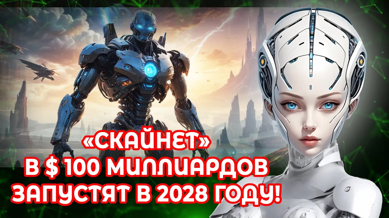 «Скайнет» стоимостью 100 миллиардов долларов запустят в 2028 году!