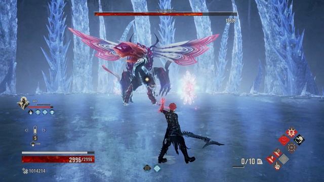 " Frozen Empress " Boss Fight w/Bayonet Build! Code Vein... смотреть онлайн
