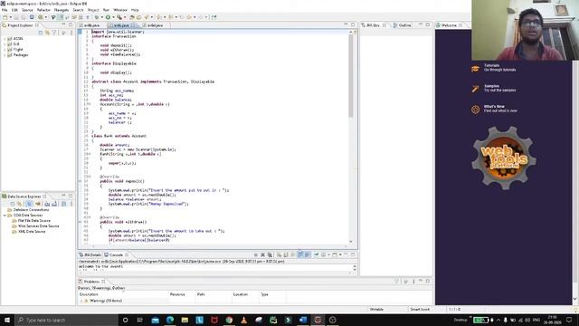 Abstract classes and Interfaces in JAVA смотреть онлайн