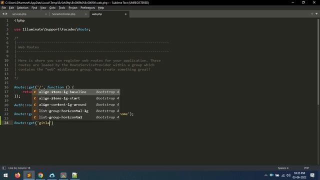 Laravel Socialite Login With Gitlab | Laravel Social Login | Laravel Gitlab Login | Social Login смотреть онлайн
