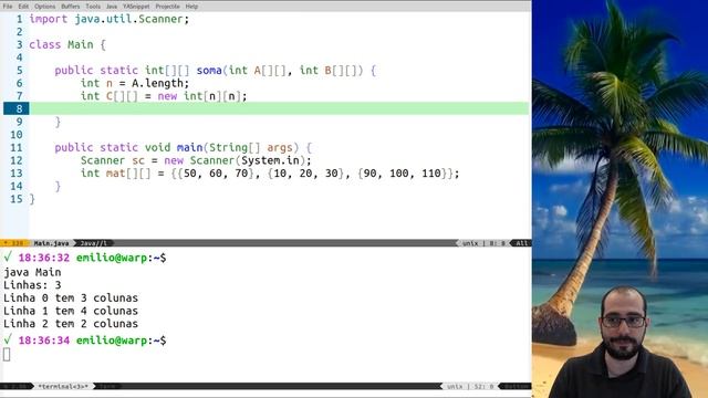 Vídeo 07.01 - UFABC - PI (20.Q1) - Exercícios com Matrizes - "Soma e Subtração de Matrizes" смотреть онлайн