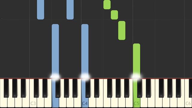 The Lonely Shepherd [Easy Piano Tutorial] (Synthesia/Sheet Music) смотреть онлайн