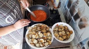 Жареные баклажаны со сладким перцем на зиму???