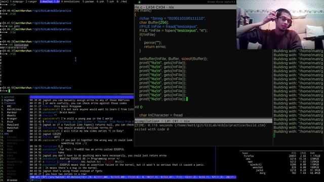 Practising Programming in C: 014 - Run-length Encoding and File I/O смотреть онлайн