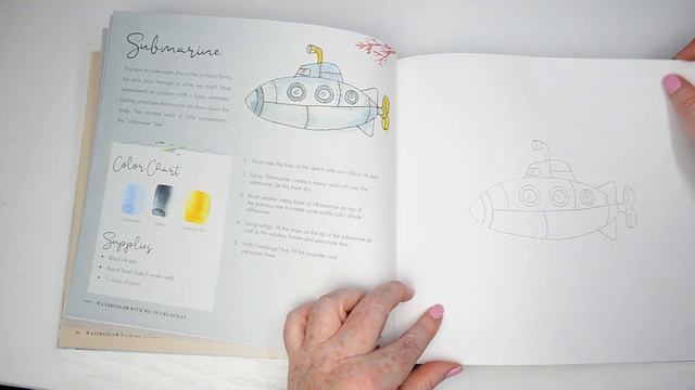New Watercolor Art Book by Dana Fox Watercolor with Me in the Ocean смотреть онлайн