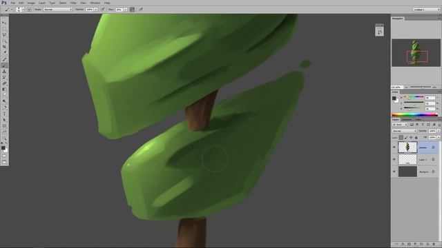 Рисуем дерево в Adobe Photoshop | уроки для новичков
