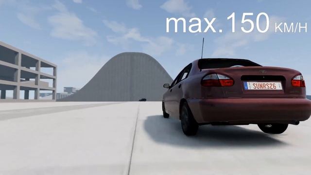 Daewoo Lanos VS Mercedes-Benz G63? 252 KM/H ? BeamNG.Drive #lanos #mercedes #ramp #cliff смотреть онлайн