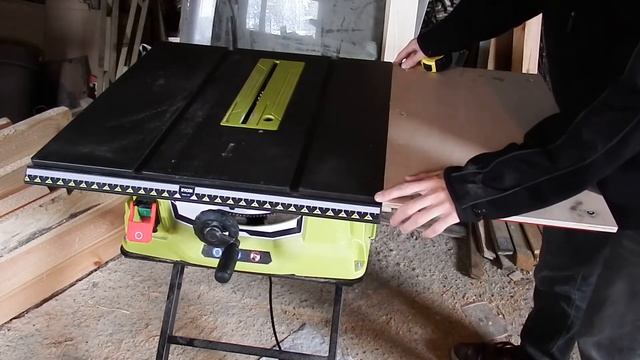dodatkowy stolik do piły stołowej ryobi rts 1800s - diy / an additional table for a table saw смотреть онлайн