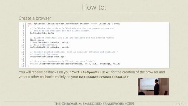 Arne Seib: The Chromium Embedded Framework смотреть онлайн