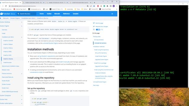 Instalación Kubernetes y Docker en Windows y Linux, KUBECTL, MINIKUBE, KIND, Linux en Windows. смотреть онлайн
