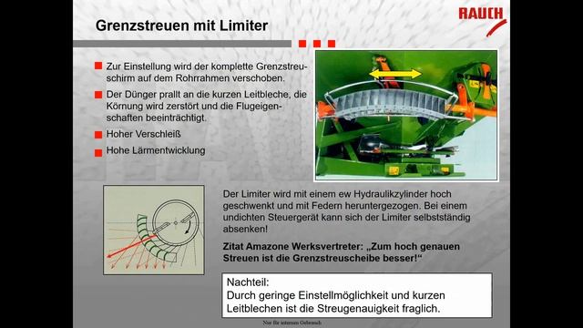 Wettbewerbsvergleich 2003 | Rauch VS Amazone Düngerstreuer смотреть онлайн