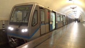 Московский Метрополитен 81-740/741 серии 0278 и 0279 на станции Павелецкая