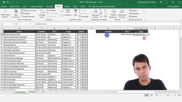 Filtro Avançado - Como filtrar tabela no Excel junto com Validação de Dados e Remover Duplicatas смотреть онлайн