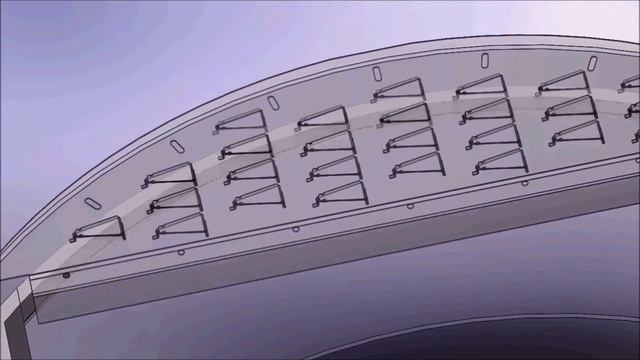 Сборка прямоточной трапециевидно-клапанной тарелки/Assembly Of Russian Valves Tray