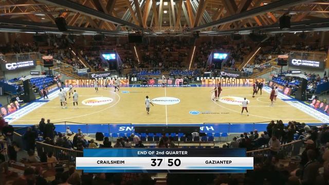 HAKRO Merlins Crailsheim v Gaziantep | Full Basketball Game | FIBA Europe Cup 2022-23 смотреть онлайн