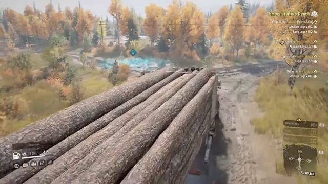Snowrunner-PS4 Premium Logistics Day 3 Timber at Arms reach смотреть онлайн