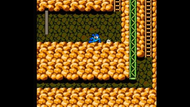 Dendy (Famicom,Nintendo,Nes) 8-bit MegaMan (RockMan) 3 part HardMan stage