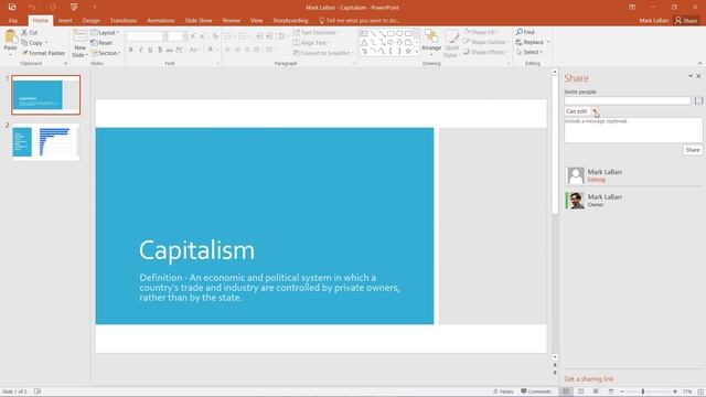 How to Share PowerPoint Presentation (MS Office 2016) смотреть онлайн