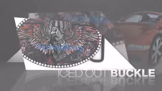 Bloody Eagle Tattoo Style Bling Bling Buckle by Fly Fresh смотреть онлайн