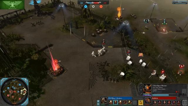 Dawn of War II: Retribution - Soul Drinkers (Plague Champion) vs. RedRolla (Techmarine) смотреть онлайн