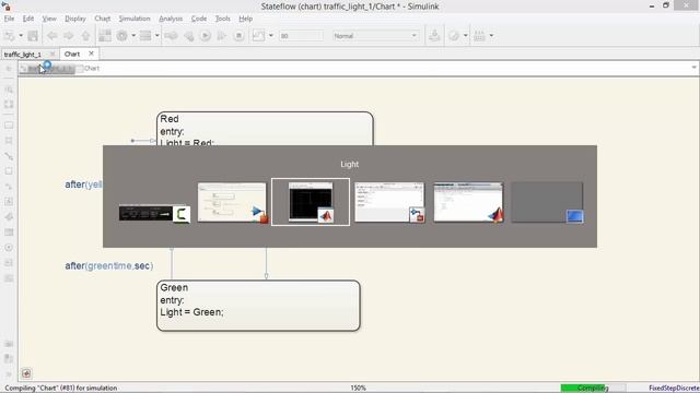 Моделирование управляющей логики в Stateflow смотреть онлайн