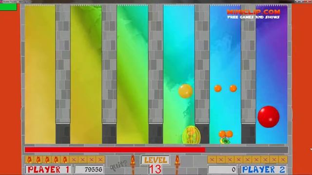 Playing Bubble Trouble | All Levels смотреть онлайн