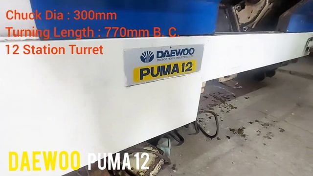 Daewoo Puma 12 CNC Turning Machine смотреть онлайн