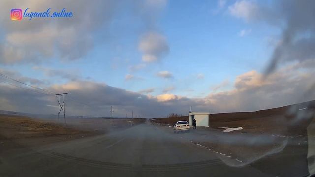 Дорога от КПП Должанский до Луганска смотреть онлайн