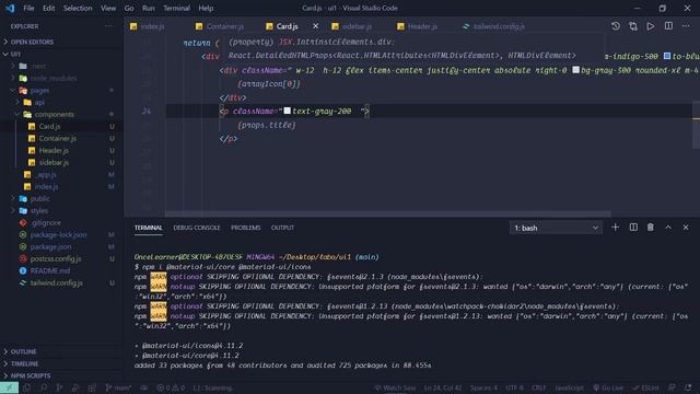 Building Dashboard for Crypto Website using Next.js , Tailwind CSS and Material-UI смотреть онлайн