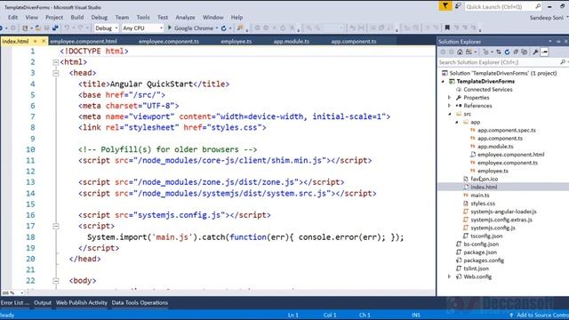 Part 19: Template Driven Form - Angular Tutorial смотреть онлайн
