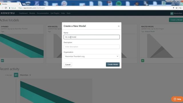 Getting started with Konstru (1 of 11): Creating a New Model смотреть онлайн