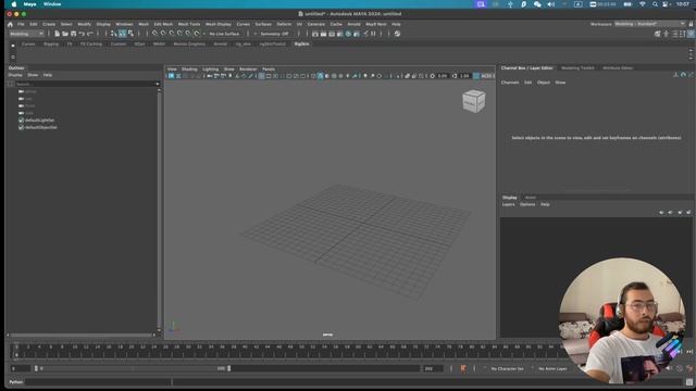 Видео #1 Знакомство с Maya